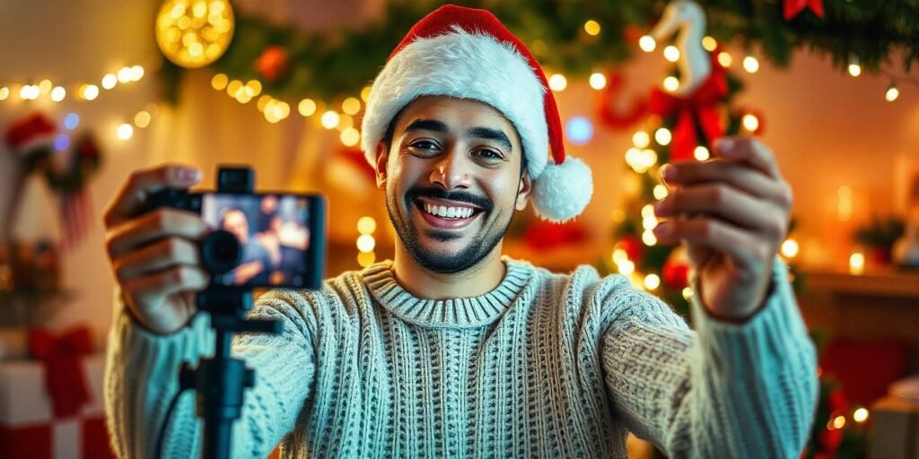 A content creator dubbing their video into Spanish to expand their reach